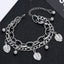 Korean Stainless Steel Love Heart Pendant Rabbit Charm Bracelet