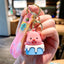 Cartoon Fruit Doll PVC Keychain Accessory