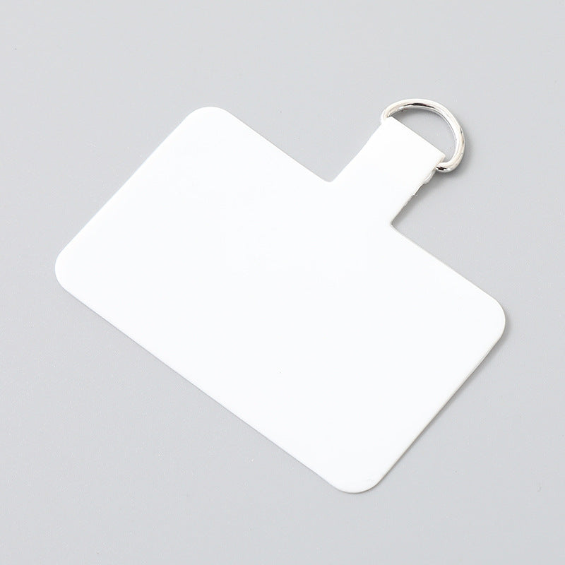 Casual Square TPU Mobile Phone Chain with Universal Anti-Loss Card Holder