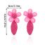 1 Pair Women's Beach Floral Raffia Drop Earrings - Creative Fashion Jewelry