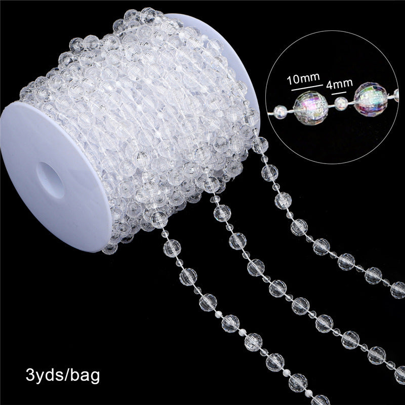 Acrylic Beaded Curtain String for DIY Jewelry and Wedding Decor