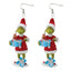 1 Pair Grinch Cartoon Character Acrylic Drop Earrings for Christmas Holiday