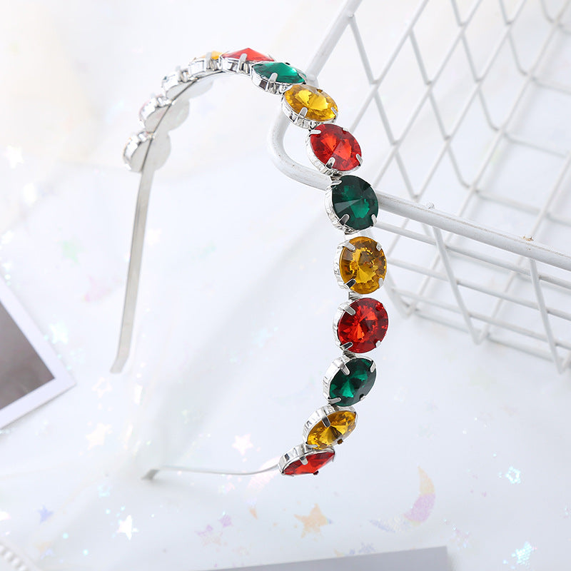 Fashion Rhinestone Cat Ear Pearl Hairband