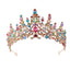 Women's Elegant Rhinestone Alloy Crown Bridal Headgear for Weddings and Parties