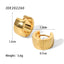 Fashion Solid Color Stainless Steel Earrings Gold Plated Stainless Steel Earrings