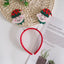 Cartoon Santa Claus Plaid Hair Band for Kids - Festive Holiday Headband