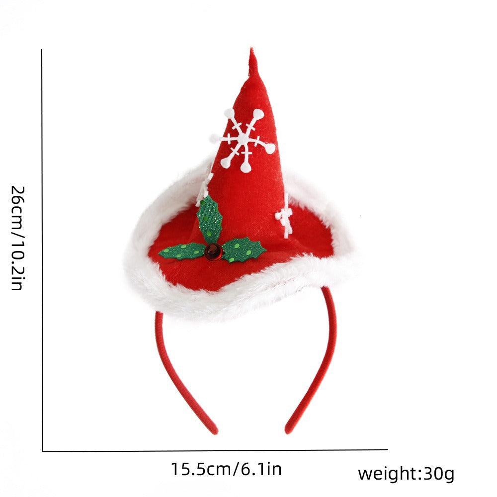 Christmas Elf Hat Cartoon Style Festival Headband for Kids