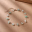 Fashion Geometric Natural Stone Chain Anklet