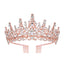 Women's Elegant Rhinestone Alloy Crown Bridal Headgear for Weddings and Parties