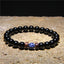 Geometric Natural Stone Beaded Bracelet for Men