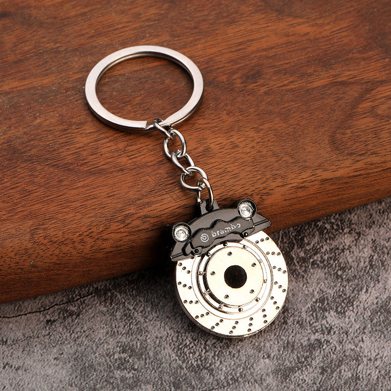 Simple Alloy Unisex Keychain with Creative Car Parts Design