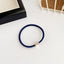 Women's Solid Color Rhinestone Elastic Hair Tie