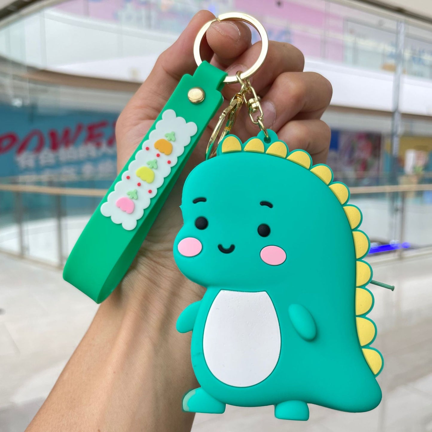 Cute Cartoon Capybara Silicone Keychain and Coin Purse Combo