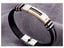 Men's Stainless Steel Silicone Hip Hop Punk Bracelet