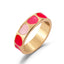 Fashion Heart Flower Smiley Face Star Alloy Ring for Women