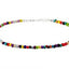 Colorful Glass Beaded Women's Choker Necklace