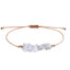 Pastoral Geometric Natural Crystal Stone Adjustable Women's Bracelet