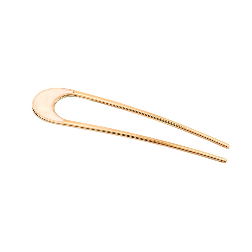 Minimalist U-Shape Alloy Enamel Hairpin