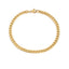 Retro Minimalist 14K Gold Plated Stainless Steel Cuban Chain Bracelet