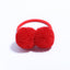 Fashion Simple Hair Ring Rubber Band with Cute Pom Pom for Kids