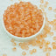 50 PCS 6mm Premium Transparent Frosted Glass Round Beads for DIY Jewelry Making