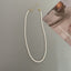 Geometric Shell Pearl Necklace for Women - Minimalist Fashion Clavicle Chain