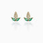 Fashion Hread Piercing Screw Ball Fruit Copper Earrings