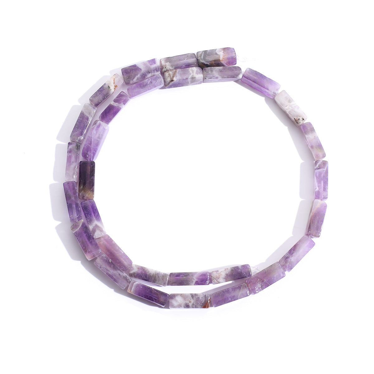 Natural Amethyst Abacus and Round Beads for DIY Jewelry Making Accessories