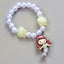 Mermaid Starfish Shell Charm Beaded Alloy Bracelet Set for Kids