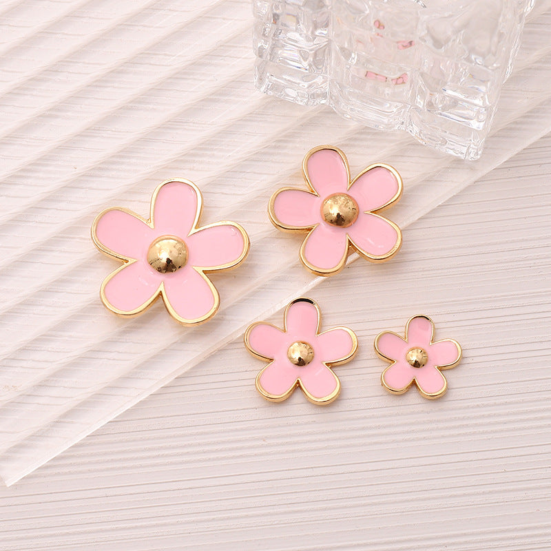 Alloy Flower DIY Accessories Set for Phone Case and Shoe Decoration