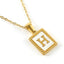 Fashion Titanium Steel Shell Letter Pendant Necklace