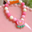 Cute Flower & Mushroom Acrylic Beaded Children's Bracelet Set