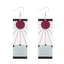 1 Pair Fashion Acrylic Cartoon Demon Slayer Tanjiro Cosplay Drop Earrings