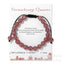 Casual Geometric Natural Stone Handmade Rope Bracelets with Card Elements