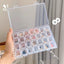 Fashion Solid Color Transparent Jewelry Storage Box