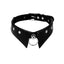 Fashion Geometric PU Leather Gothic Choker Necklace for Women