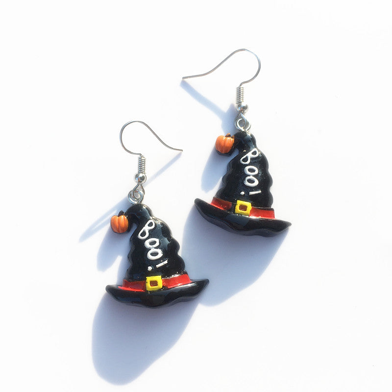 Novelty Bat Resin Epoxy Women'S Earrings 1 Pair