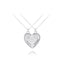 Fashion Wild Heart-Shaped Diamond Stitching Necklace for Women