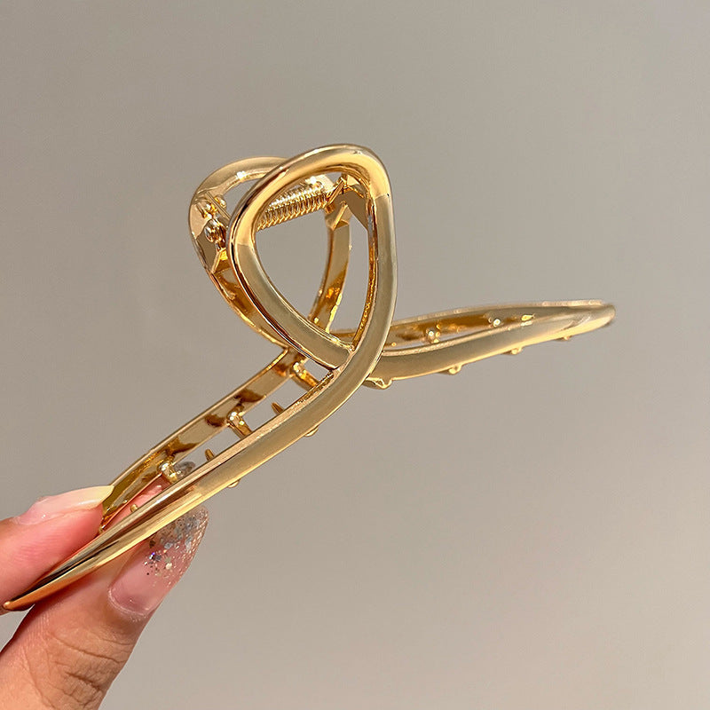 Fashion Geometric Metal Hair Claw Clip for Women