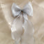 Children's Bow Knot Pearlescent Yarn Hair Clip with Long Streamers