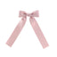 Children's Macaron Bow Knot Hair Clip - Solid Color Cute Hairpin Ornament