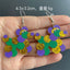 1 Pair Casual IG Style Animal Tree Wine Glass Arylic Drop Earrings