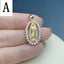 Simple Style Oval Gold Plated Rhinestone Pendant Necklace Jewelry Accessories