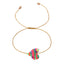 Sweet Bohemian Heart Shape Friendship Rope Bracelets