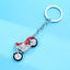 Motorcycle Alloy Plated Mini Helmet Keychain and Bag Charm Gift