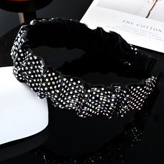 Retro Geometric Rhinestone Embellished Hairband