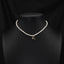 Original Design Heart Shape Freshwater Pearl 18k Gold Plated Pendant Necklace