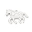 Stainless Steel Horse Pendant Jewelry Accessories for Luggage and Personal Style