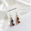 1 Pair Retro Bottle Plastic Resin Women'S Drop Earrings