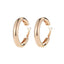 Hot Sale Golden Geometric Round Big Earrings For Women